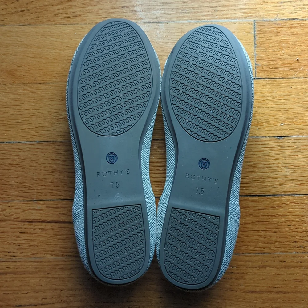 Rothy's The Flat in Birdseye Flax (retired) - Picture 3 of 5
